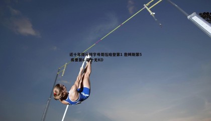 B体育-近十年得分榜字母哥压哈登第1 詹姆斯第5 库里第6 前十无KD