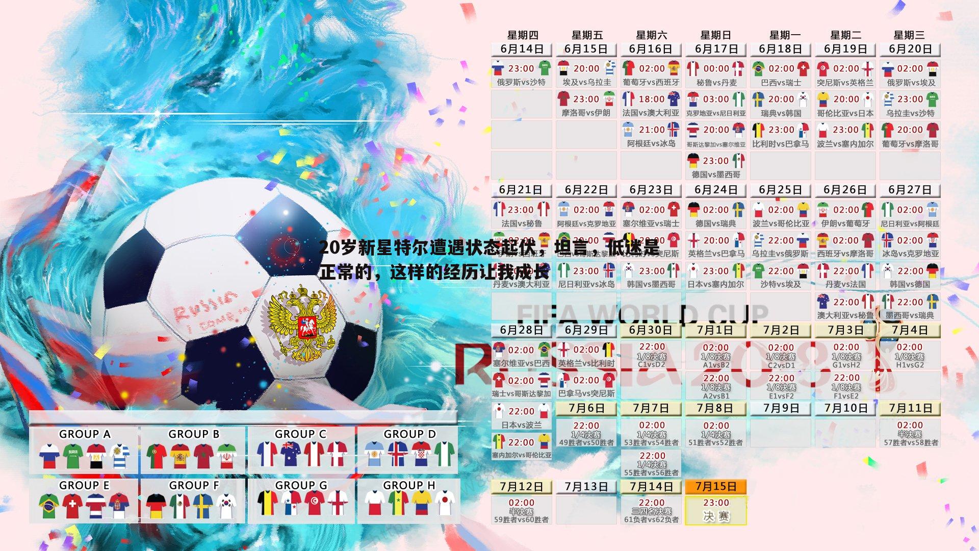 20岁新星特尔遭遇状态起伏，坦言，低迷是正常的，这样的经历让我成长