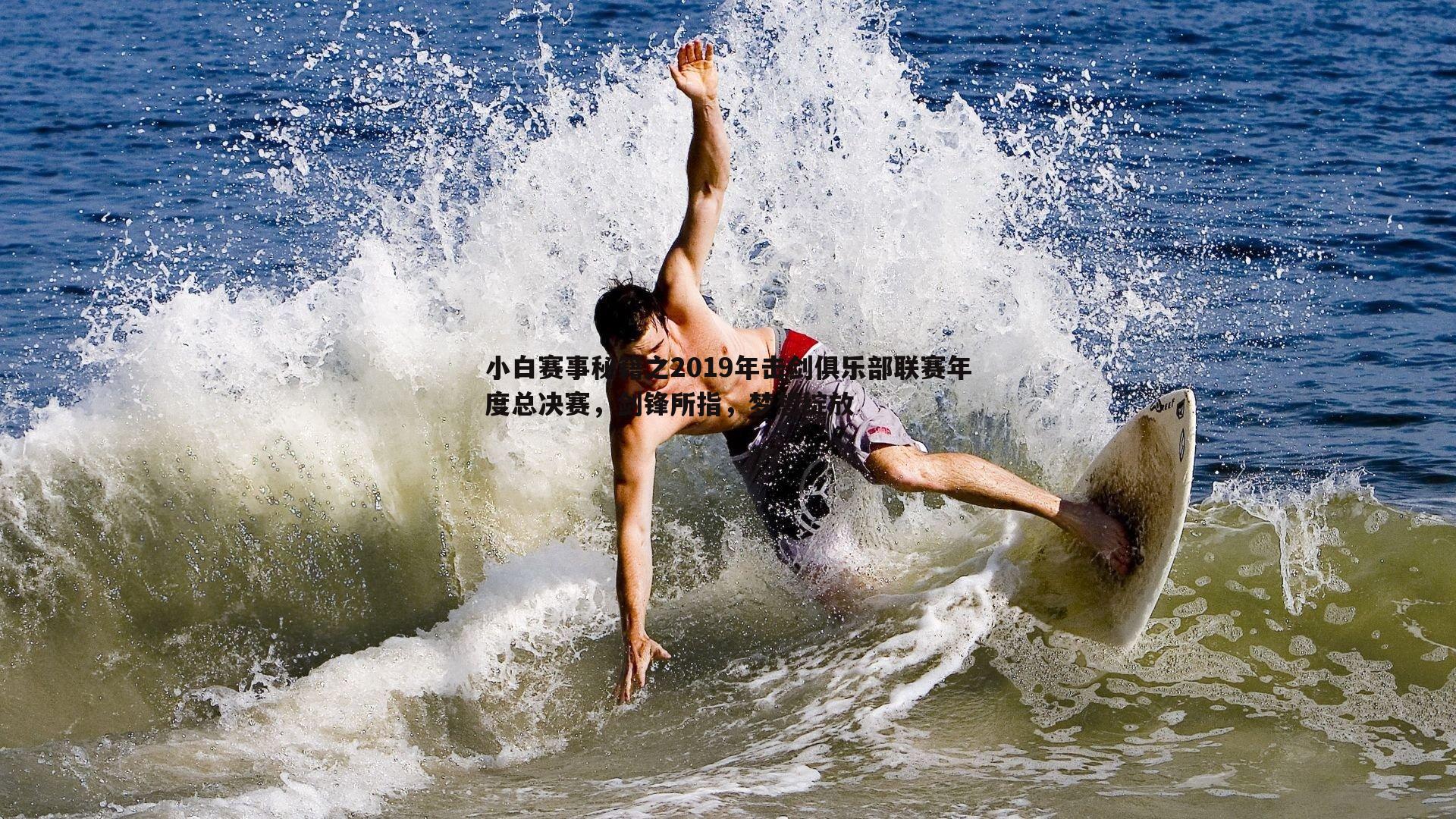 小白赛事秘籍之2019年击剑俱乐部联赛年度总决赛,剑锋所指,梦想绽放